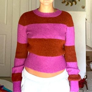 XS American Eagle striped sweater